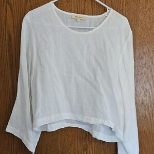 Gillian Stevens Aya Long Sleeve, Linen, salt.